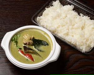 タイグリーンカレーライス   Thai green curry rice