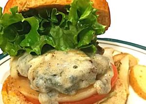 ゴルゴンゾーラチーズバーガー Gorgonzola cheese burger