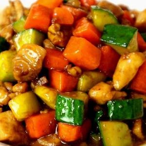 鶏肉の中華風味噌炒め Chinese Style Stir-Fried Chicken with Miso Sauce