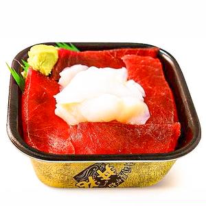 まぐろイカ丼