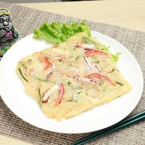 モチモチ海鮮ネギチヂミ Seafood Korean Pancake