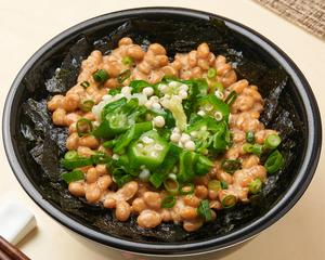 納豆オクラ海苔丼(6)