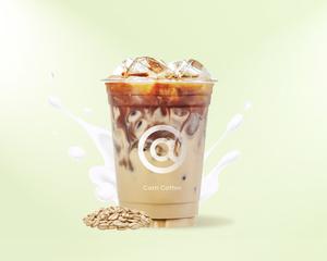 cotti coffee 黒糖セイロンオーツラテ