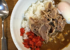 肉のせライスカレー Curry With Rice Topped With Meat
