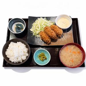 カキフライ定食 Fried Oyster Set Meal