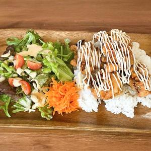 塩麹からあげ丼