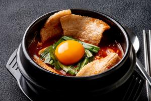 韓国カルビ丼とスンドゥブ 洞山 豚バラスンドゥブ