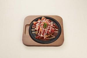 トマトチーズお好み焼き