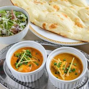カレー2種とナンセット【2CURRYwith1NAAN】