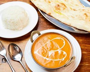 バターチキンカレーライス又はナン付 Butter Chicken Curry with Rice or Naan