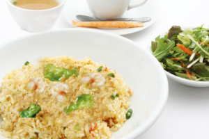 エビレタスチャーハンShrimp Lettuce Fried Rice