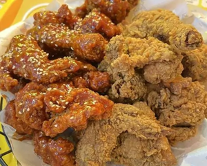 韓国式フライドチキン 一匹(骨付き) 半半