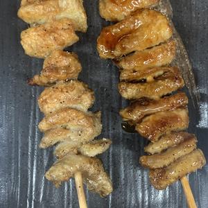 皮の焼鳥