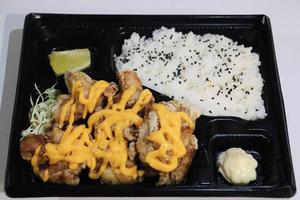 とろーりチーズ唐揚げ弁当【Handmade cheese chicken bento】