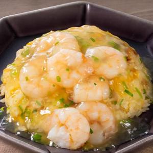 美活 海老あんかけ炒飯