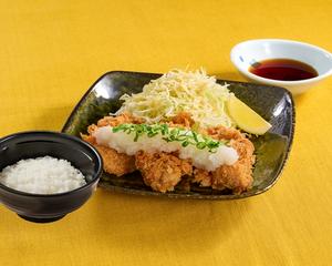 ひれかつおろしポン酢弁当