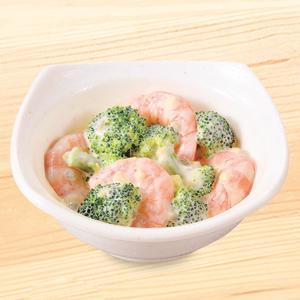 かつ庵 海老とブロッコリーのタルタルサラダ　Shrimp & Broccoli Salad with Tartar Sauce