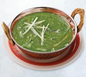 ほうれん草マトンカレー Spinach and mutton curry