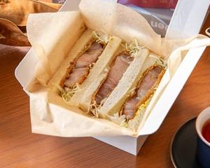 久山産やよい豚のロースカツサンド Cutlet Sandwich