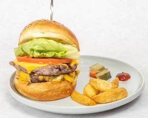 Wリッチチーズバーガー