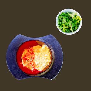 オムライス+ミニサラダ