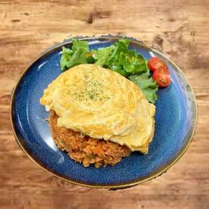 【lunchミニカレーセット】オムライス | 【Mini Curry Lunch Set】Omelette Rice (Omurice)
