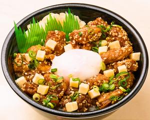 魚丼 甘辛ハラス温玉チーズ丼(15)☆温玉別容器