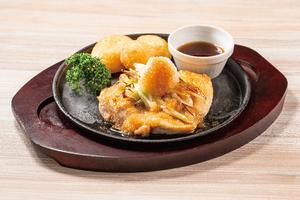 デニーズ 【E6】米どりのグリル～焼き葱と醤油ソース