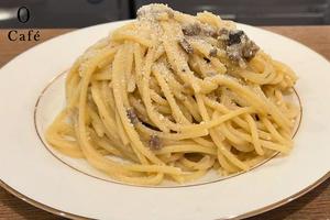 クリームマッシュルームパスタ