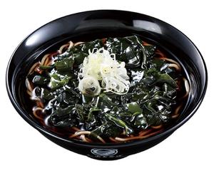 (温)わかめそば 又は うどん (Warm) Seaweed Soba/Udon