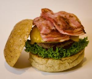 バーベキューベーコンチーズバーガーセット BBQ Bacon Cheeseburger Set