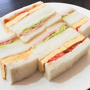 【人気メニュー】厚焼き玉子とロースハムのサンドイッチ(フルサイズ)