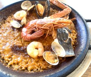 魚介のパエリア