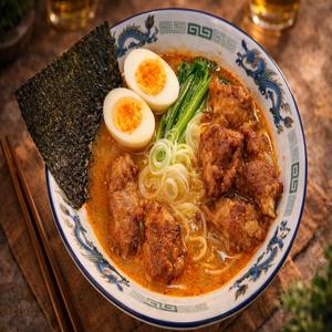 辛くないチキンラーメンNon spicy chicken ramen