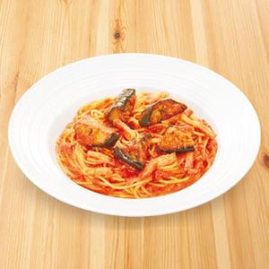 オリーブの丘 焼き茄子とベーコンのトマトソース