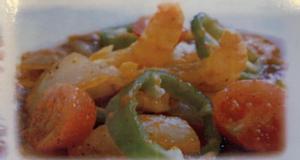 エビチリカレーセット Shrimp Chili Curry Set