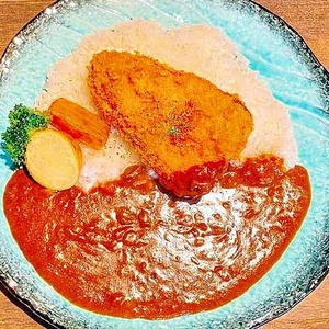ベーコンチーズカツカレー