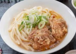 大盛り特製ザンギうどん