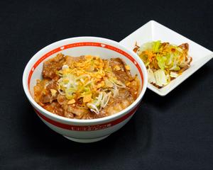 ねぎガーリック焼き牛丼 あたま1.5倍盛りセット
