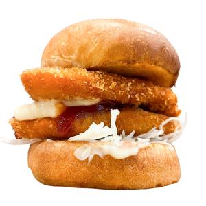 ダブルポークカツバーガー