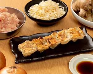 焼き鶏チーズ餃子(5個) Grilled Chicken Cheese Gyoza Dumplings