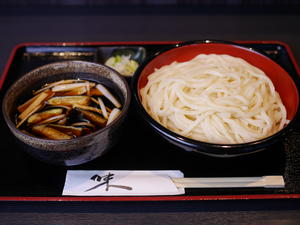 肉茄子汁うどん