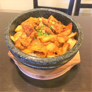 キムチ豚肉飯