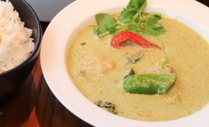タイ風グリーンカレー・ライス付(アラカルト) Thai Green Curry (With Rice)