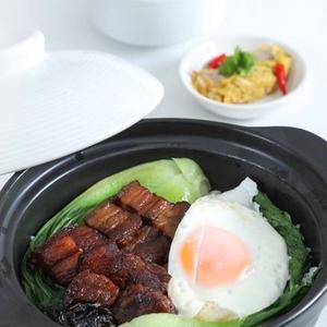 蜜汁肉仔(蜜汁豚角煮土鍋飯)