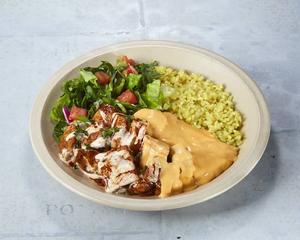 チーズチキンオーバーライス Chicken Over Rice with Cheese