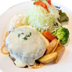 チーズハンバーグプレート【200g】ご飯 並盛