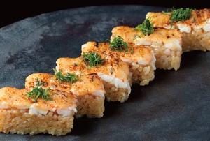 Aburi海老押し鮨(6貫)