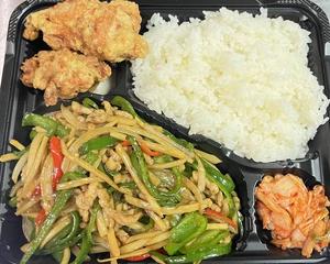 青椒肉絲弁当
