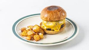 【人気No.3】焼きパインチーズバーガー Grilled Pineapple Cheese Burger
